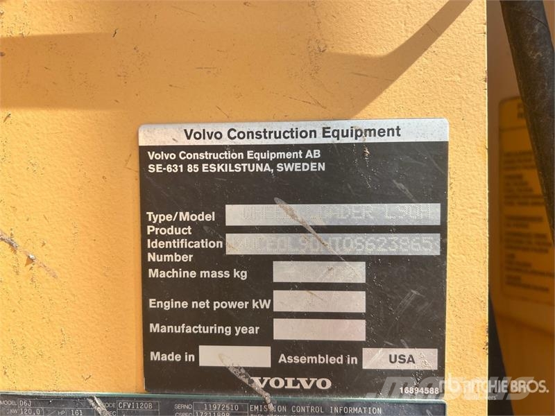 Volvo L90H Wheel Loader Chargeuse sur pneus