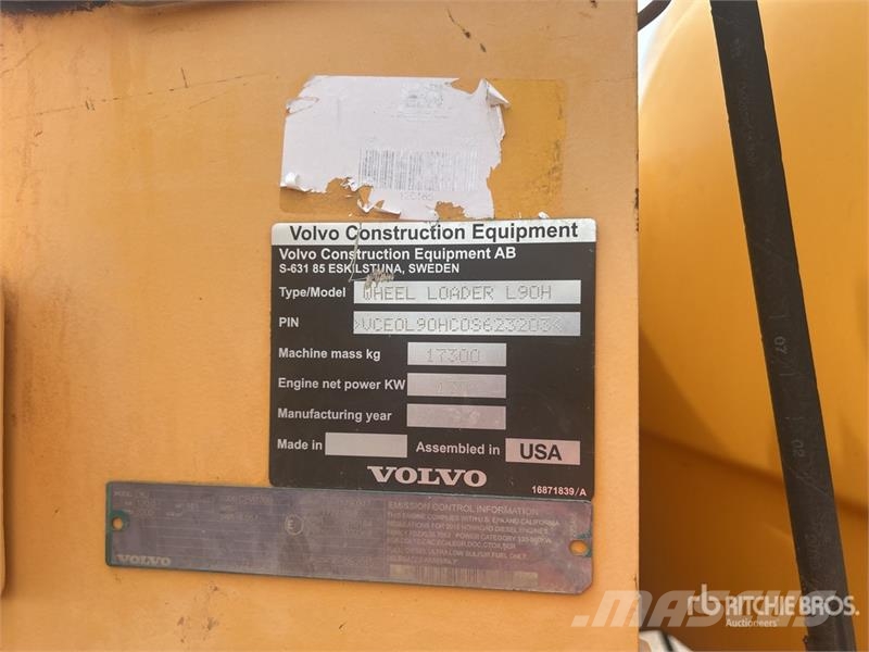 Volvo L90H Wheel Loader Wheel loaders