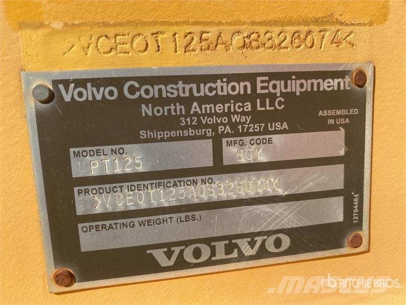 Volvo PT125 Rulli gommati
