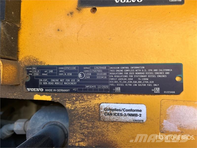 Volvo SD115B Smooth Drum Compactor Egydobos hengerek