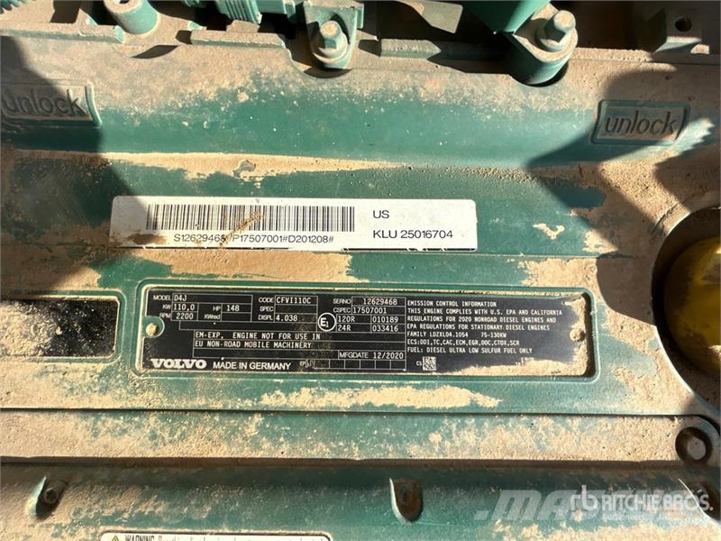 Volvo SD115B Smooth Drum Compactor Egydobos hengerek