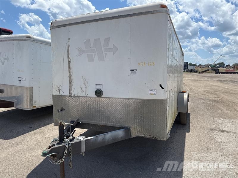  VT716 15 ft T/A Enclosed Trailer Skříňové přívěsy