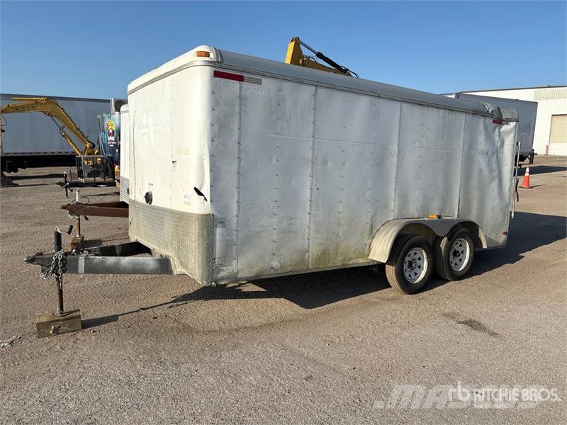  VT716 15 ft T/A Enclosed Trailer Skříňové přívěsy