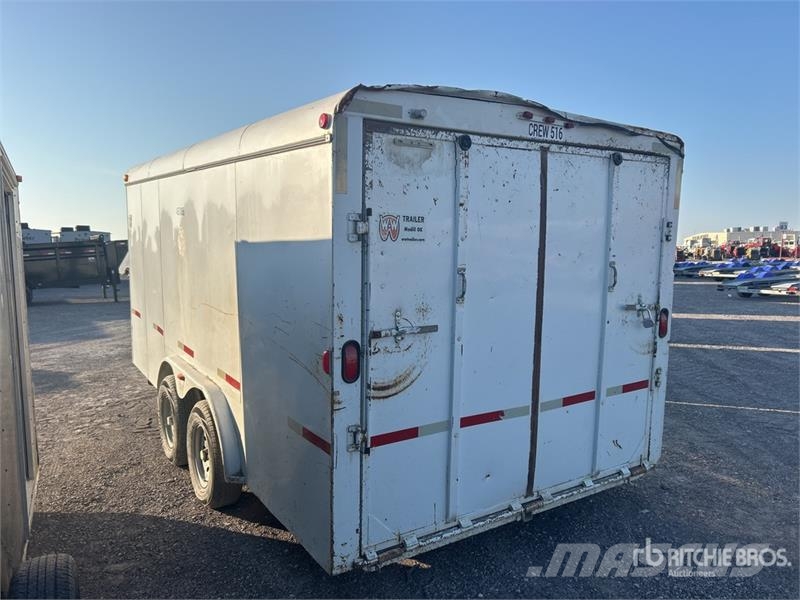 W-W 16 ft T/A Enclosed Trailer Reboques baú