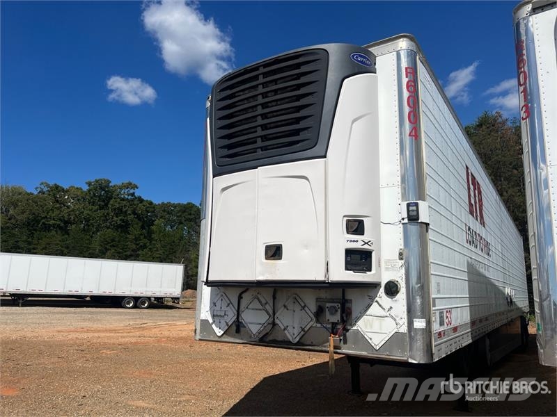 Wabash 53 ft T/A T/A Refrigerated Trailer نصف مقطورات بدرجة حرارة قابلة للضبط