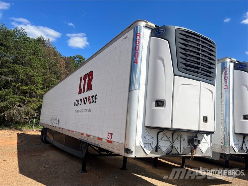 Wabash 53 ft T/A T/A Refrigerated Trailer نصف مقطورات بدرجة حرارة قابلة للضبط