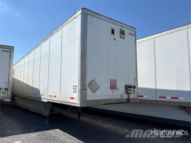 Wabash 53 ft x 102 in T/A Van Trailer Prikolice zabojniki