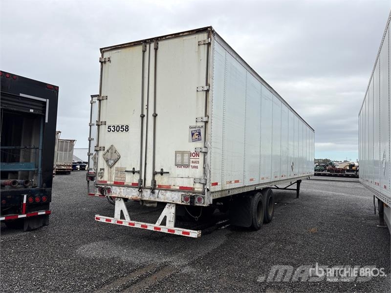 Wabash 53 ft x 102 in T/A Van Trailer Причепи-фургони