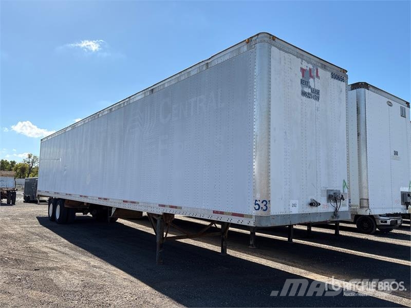 Wabash 53 ft x 102 in T/A Van Trailer Furgons