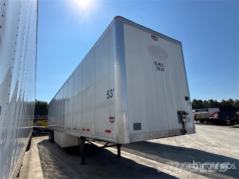 Wabash 53 ft x 102 in T/A Van Trailer Причепи-фургони