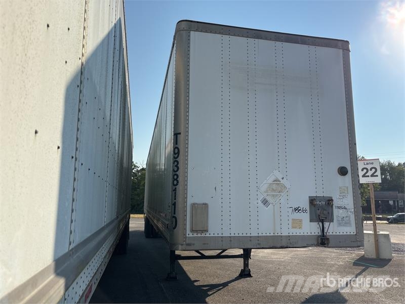 Wabash 53 ft x 102 in T/A Van Trailer Van Body Trailers