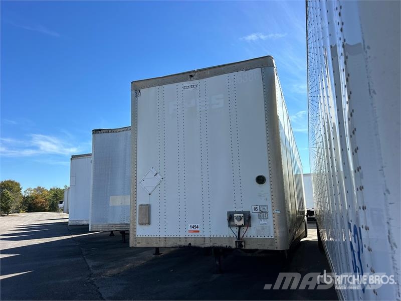 Wabash 53 ft x 102 in T/A Van Trailer Gesloten opbouw trailers