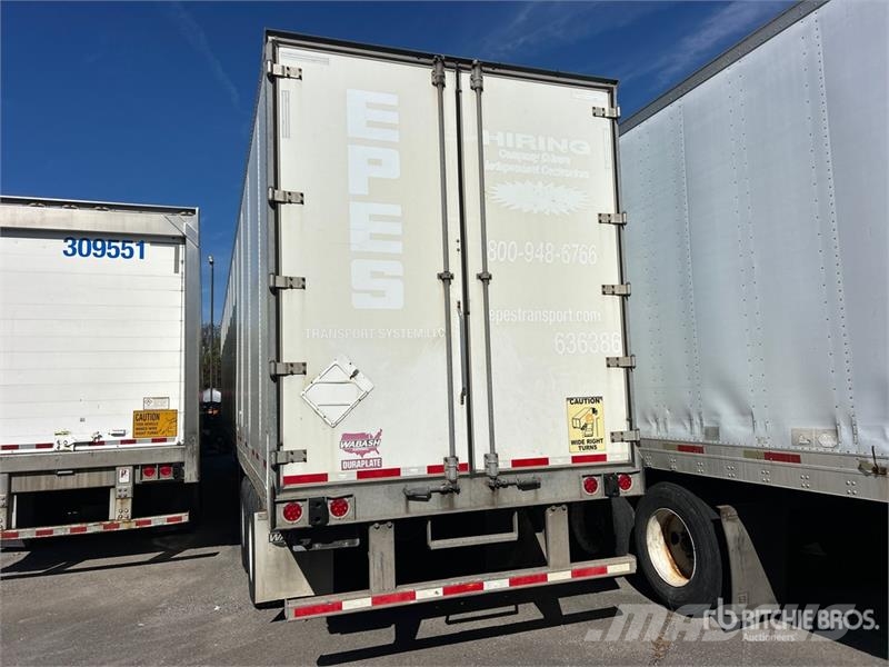 Wabash 53 ft x 102 in T/A Van Trailer Gesloten opbouw trailers