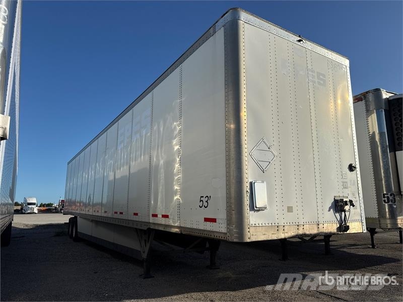 Wabash 53 ft x 102 in T/A Van Trailer Ρυμούλκες κλούβα