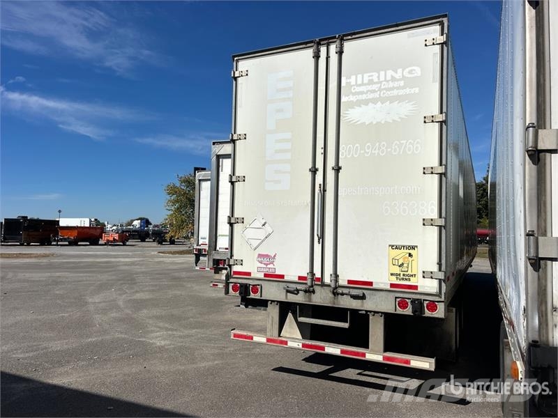 Wabash 53 ft x 102 in T/A Van Trailer Gesloten opbouw trailers