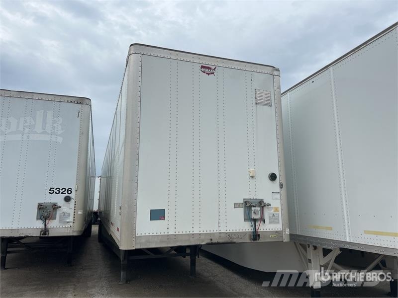 Wabash 53 ft x 102 in T/A Van Trailer Prikolice zabojniki