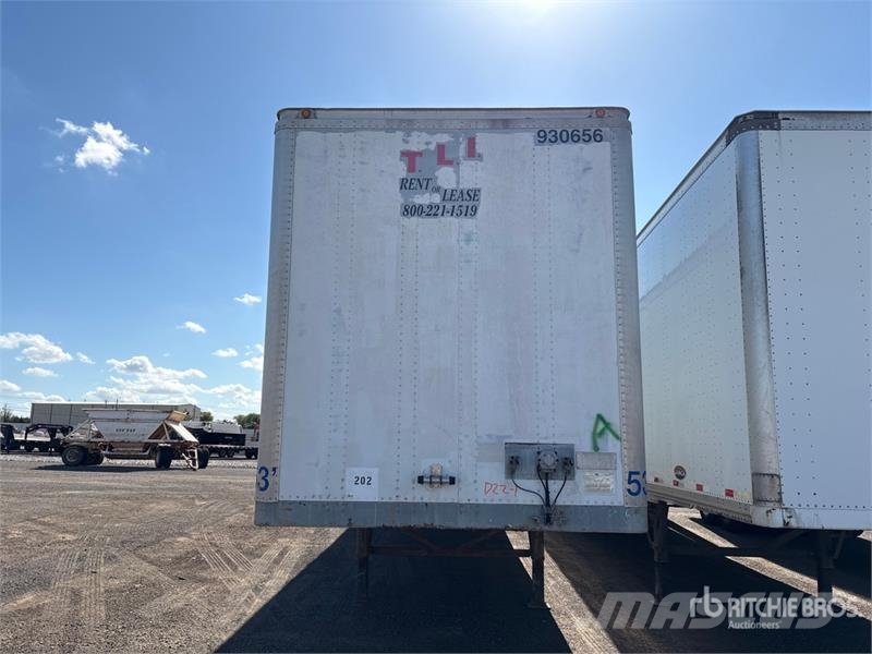 Wabash 53 ft x 102 in T/A Van Trailer Furgons