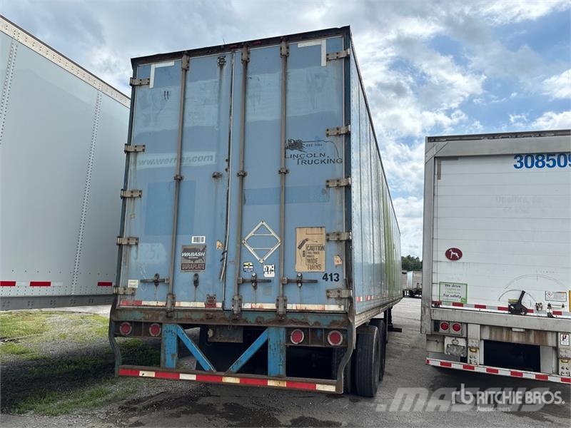 Wabash Dry 53 ft x 102 in T/A Van Trailer Причепи-фургони