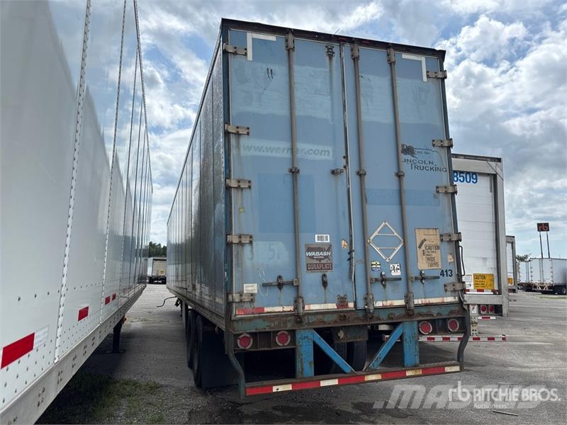 Wabash Dry 53 ft x 102 in T/A Van Trailer Причепи-фургони