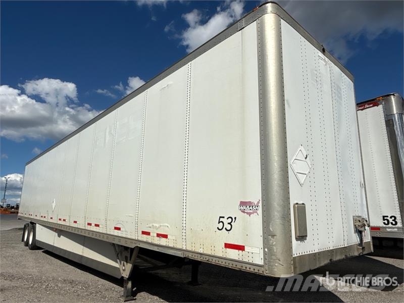 Wabash DVCVHPC 53 ft x 102 in T/A Van Trailer ボックスボディートレーラー