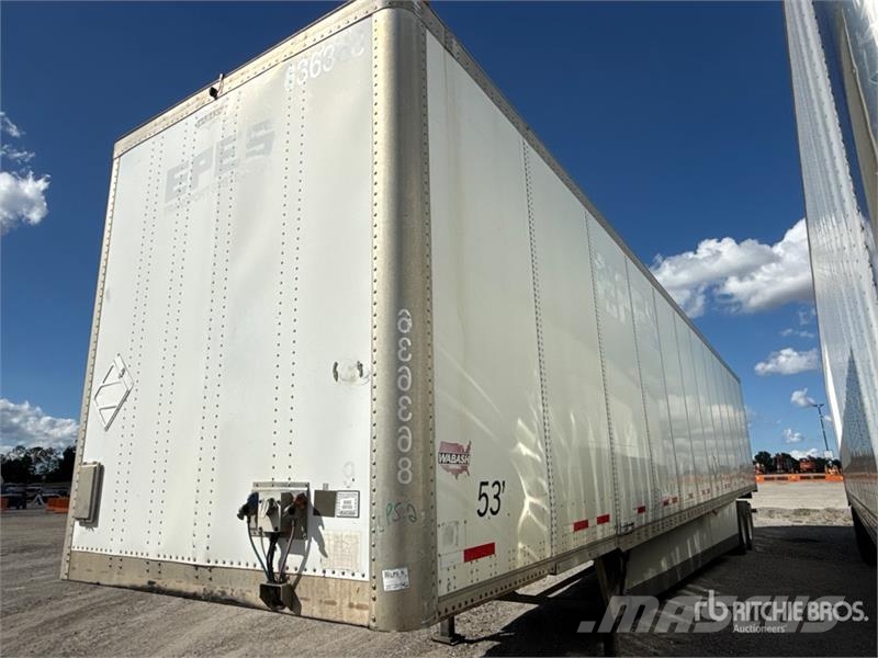 Wabash DVCVHPC 53 ft x 102 in T/A Van Trailer ボックスボディートレーラー