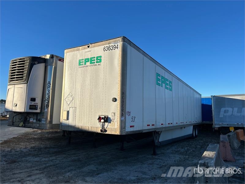 Wabash DVCVHPC 53 ft x 102 in T/A Van Trailer Furgons