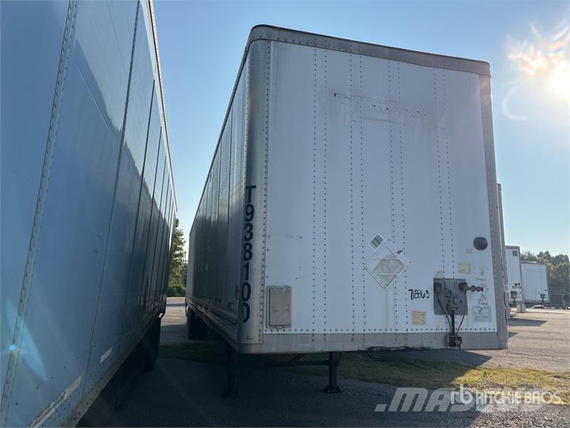 Wabash DVCVHPC 53 ft x 102 in T/A Van Trailer Van Body Trailers