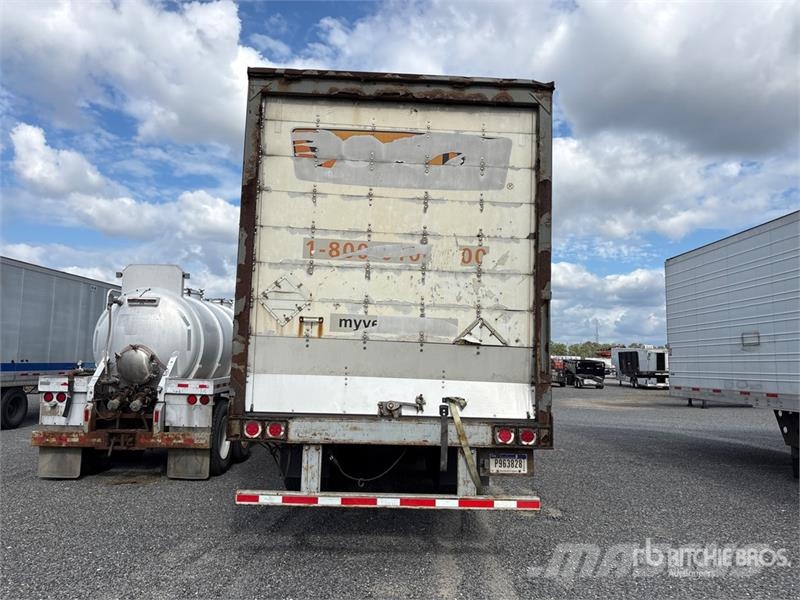 Wabash DVCVHPC 53 ft x 102 in T/A Van Trailer Gesloten opbouw trailers