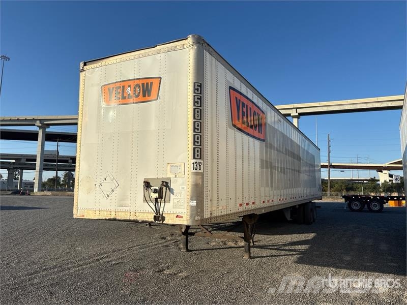 Wabash DVCVHPC 53 ft x 102 in T/A Van Trailer Furgons