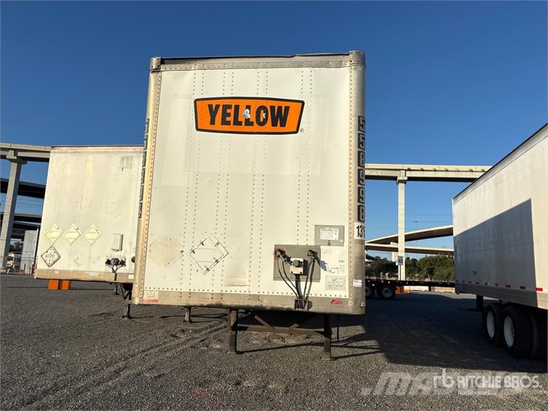 Wabash DVCVHPC 53 ft x 102 in T/A Van Trailer Furgons