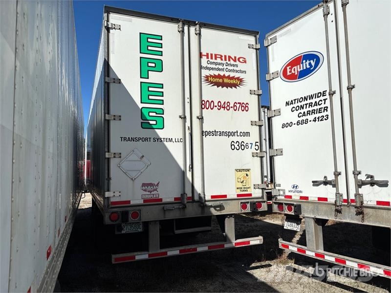 Wabash DVCVHPC 53 ft x 102 in T/A Van Trailer Box Trailers