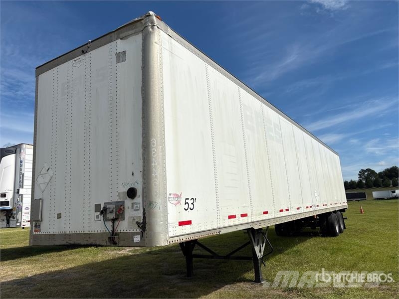Wabash DVCVHPC 53 ft x 102 in T/A Van Trailer Skappåbygg