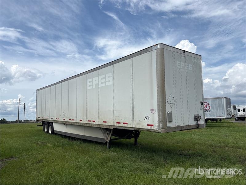 Wabash DVCVHPC 53 ft x 102 in T/A Van Trailer Skappåbygg