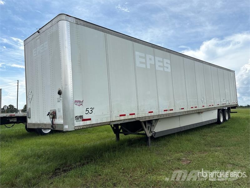 Wabash DVCVHPC 53 ft x 102 in T/A Van Trailer Skappåbygg