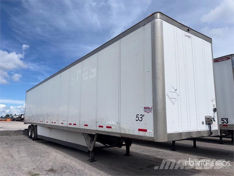 Wabash DVCVHPC 53 ft x 102 in T/A Van Trailer 박스 바디 트레일러