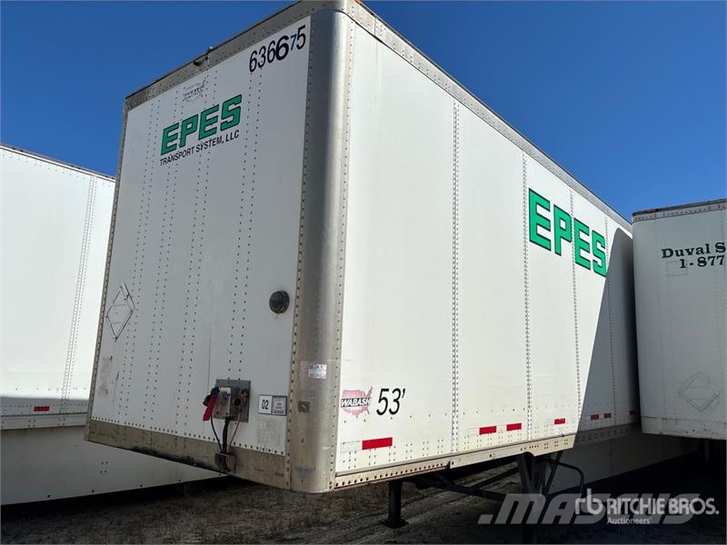 Wabash DVCVHPC 53 ft x 102 in T/A Van Trailer Box Trailers