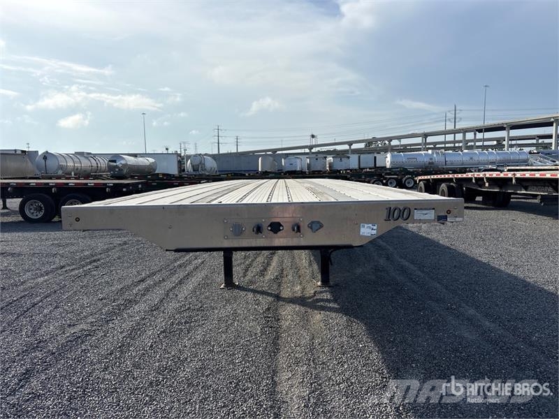 Wabash FLC1TCM 48 ft T/A Spread Axle Flatbed Trailer Planhengere