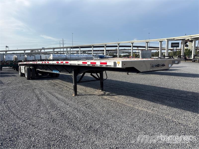 Wabash FLC1TCM 48 ft T/A Spread Axle Flatbed Trailer Planhengere