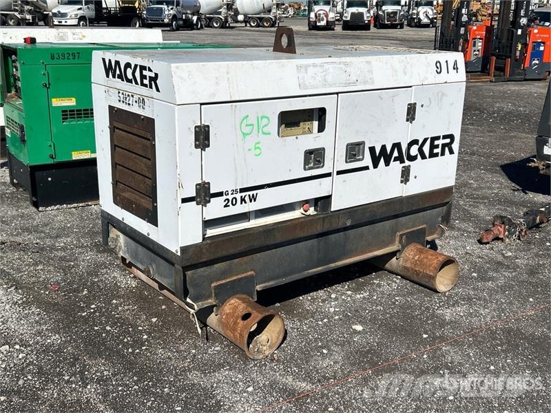 Wacker G-25 20 kW Skid-Mounted Generator Set (Inoperable) Geradores a diesel