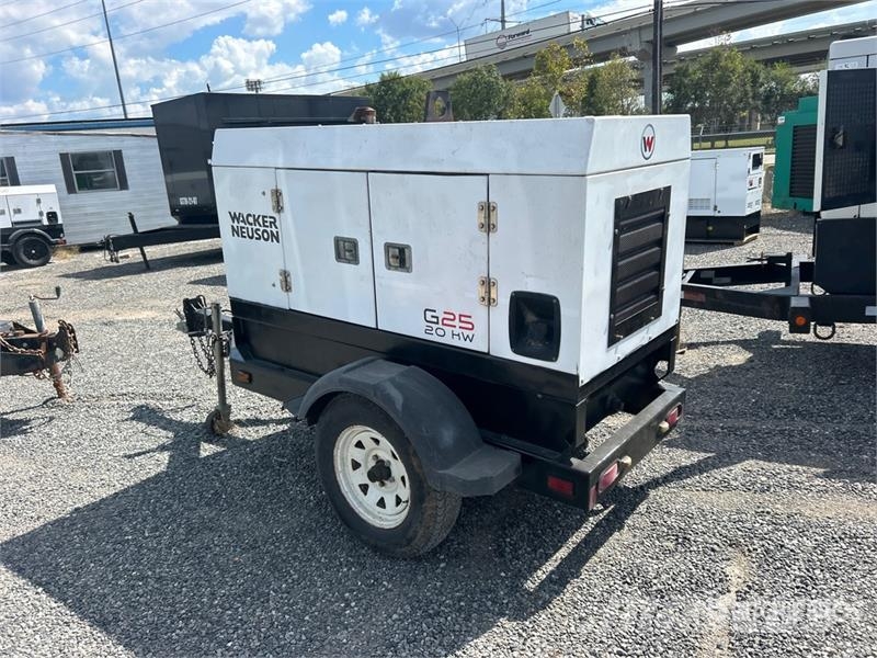 Wacker G-25 24.4 kW Mobile Generator Set Diesel Generators