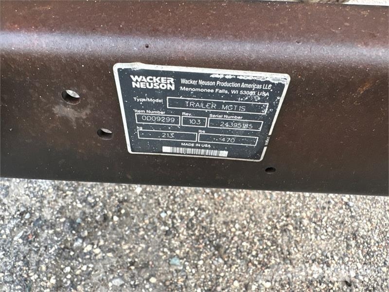 Wacker Neuson G-25 24.4 kW Mobile Generator Set Generadores diesel