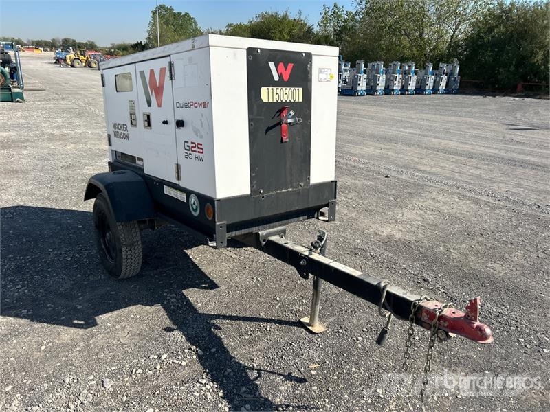 Wacker Neuson G25 20 kW Mobile Generator Set Diesel Generators