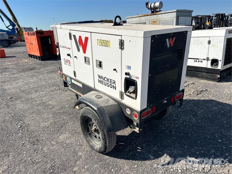Wacker Neuson G25 20 kW Mobile Generator Set Diesel Generators