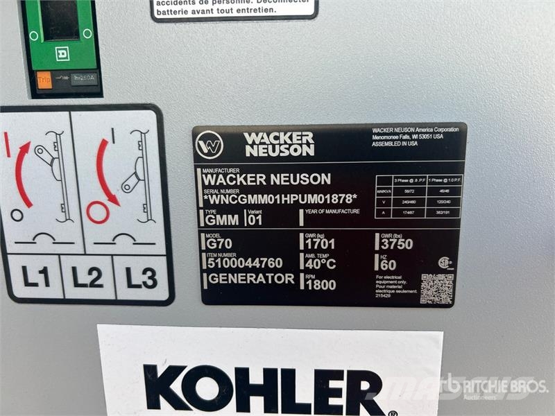Wacker Neuson G70 Diesel Generators