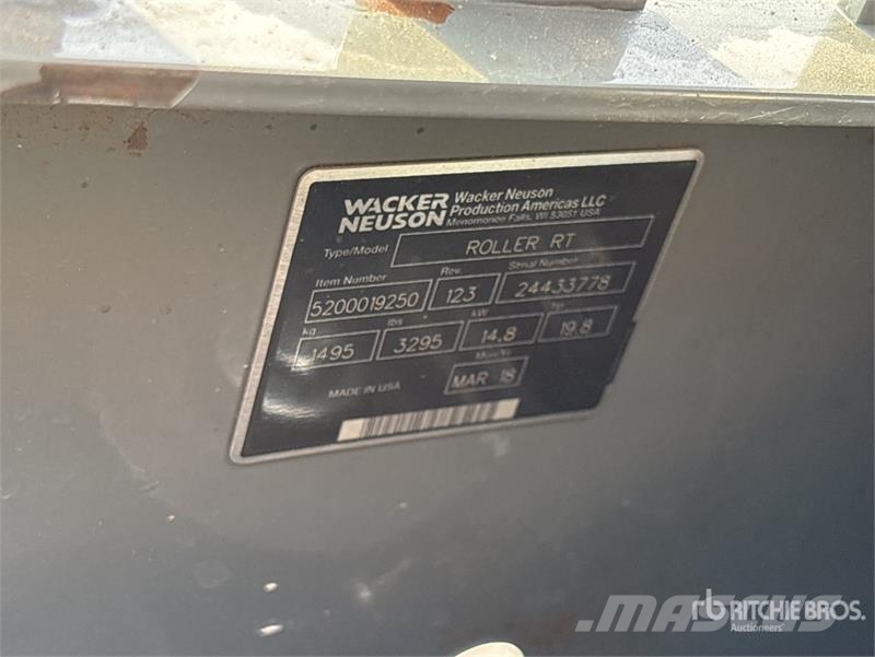 Wacker Neuson Trench Compactor 土壤压实机