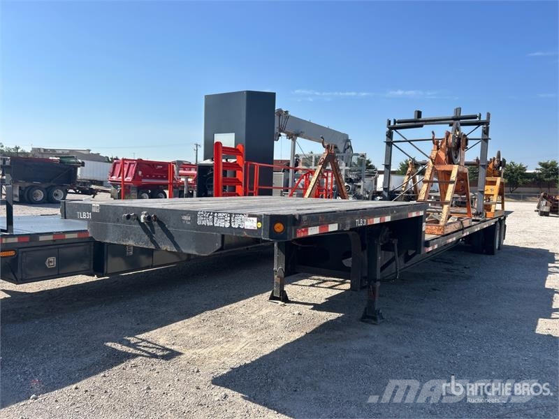 Wade WHT-42FT 42 ft T/A Step Deck Trailer Tieflader
