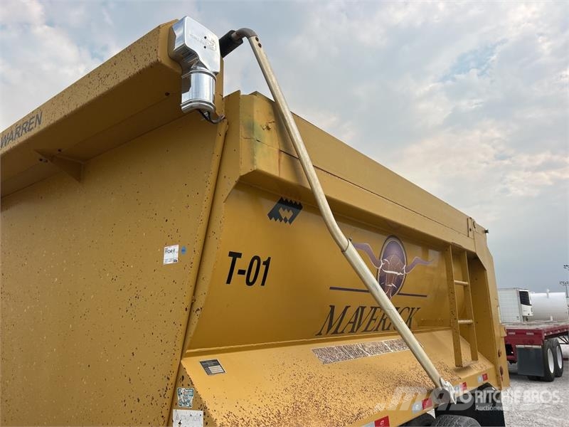 Warren 12 ft T/A Pup Dump Trailer Bañera