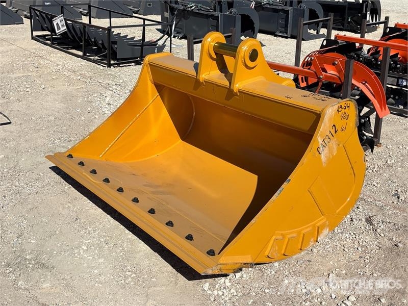 Warrior WBMCC12-1550 61 in Q/C Cleanup Excavator Bucket - Bakken