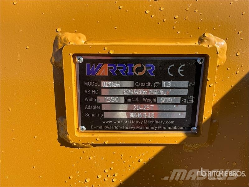 Warrior WBMCC20-1500 59 in Cleanup Excavator Bucket - Fits دلاء