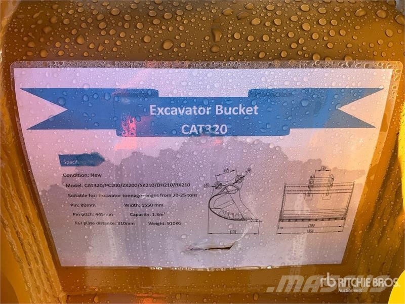 Warrior WBMCC20-1500 59 in Cleanup Excavator Bucket - Fits دلاء